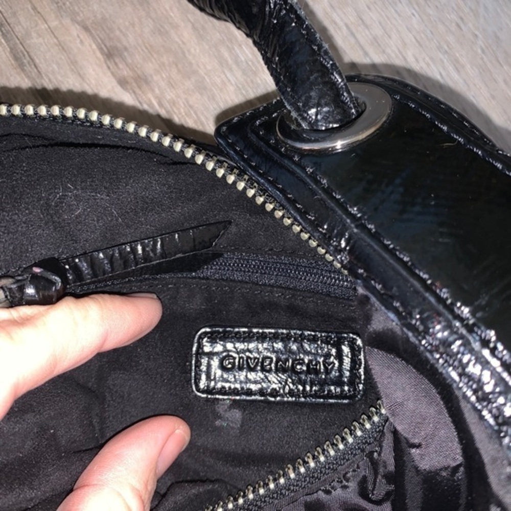 AUTHENTICATED Givenchy black monogram hobo bag shoulder RARE - Picture 11 of 14